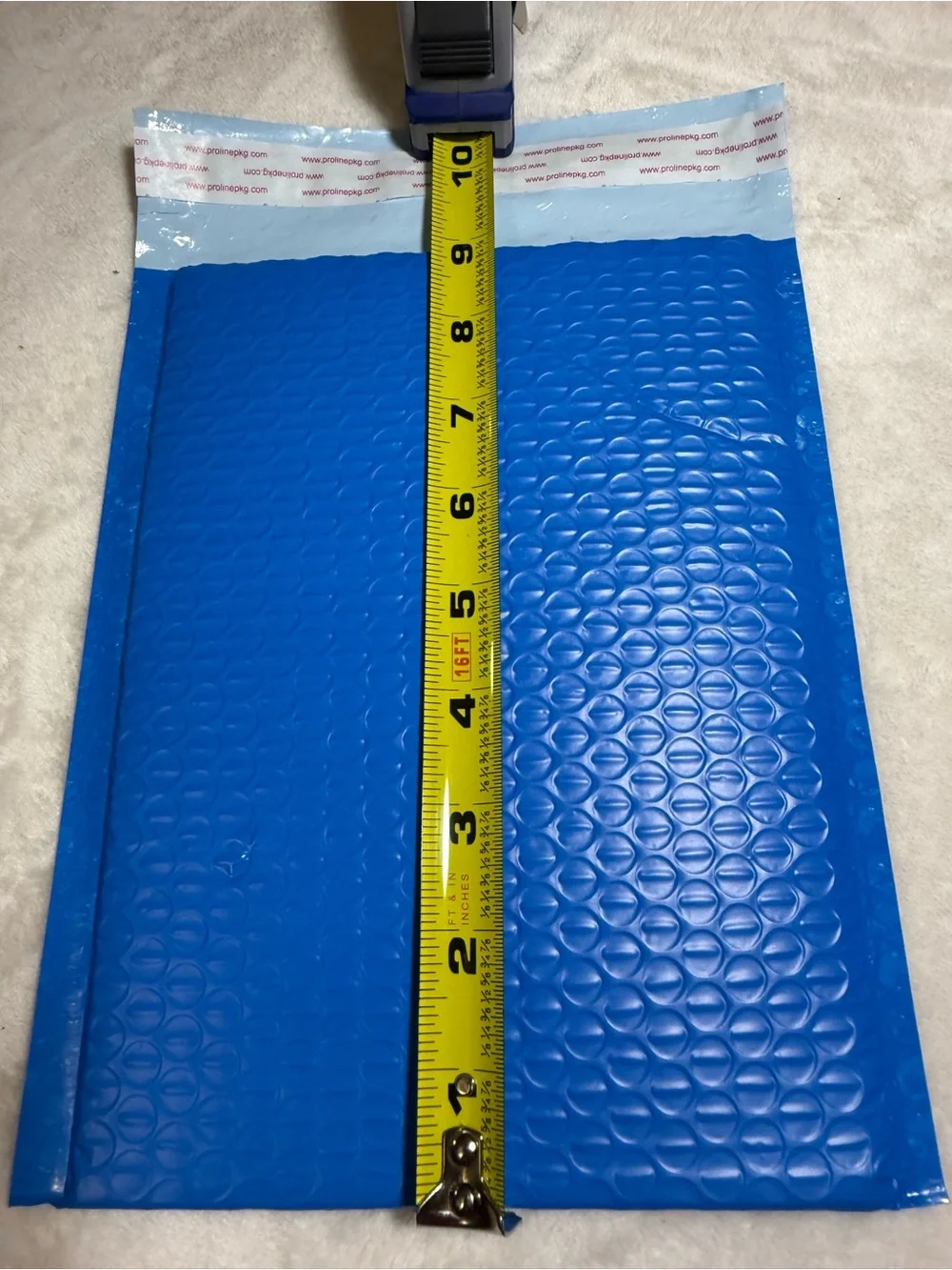 Pack of 15 Blue  Bubble Cushioned and Self Sealing Poly Mailer 6.5 X 9
